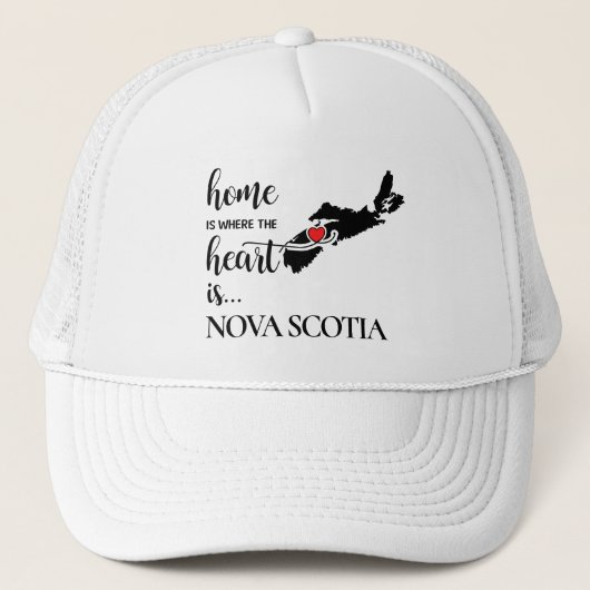 Nova Scotia thuis is waar het hart... Trucker Pet (Voorkant)