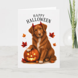 Nova Scotia Toller Duivel Hond Kaart