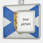 Nova Scotia Verzilverd Omlijst Ornament (Links)