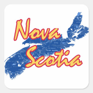 Nova Scotia Vierkante Sticker