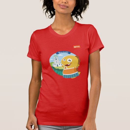 Nova Scotia VIPKID T-Shirt (oranje) (Voorkant)