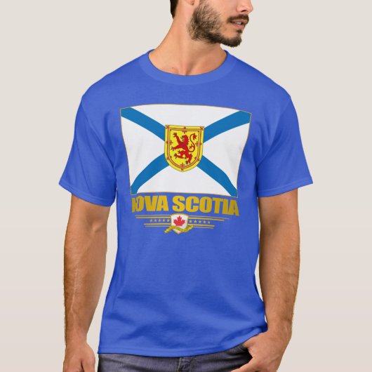 Nova Scotia Vlag Apparel T-shirt (Voorkant)