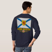 Nova Scotia Vlag Apparel T-shirt (Achterkant volledig)