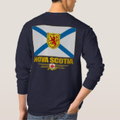 Nova Scotia Vlag Apparel T-shirt (Achterkant)