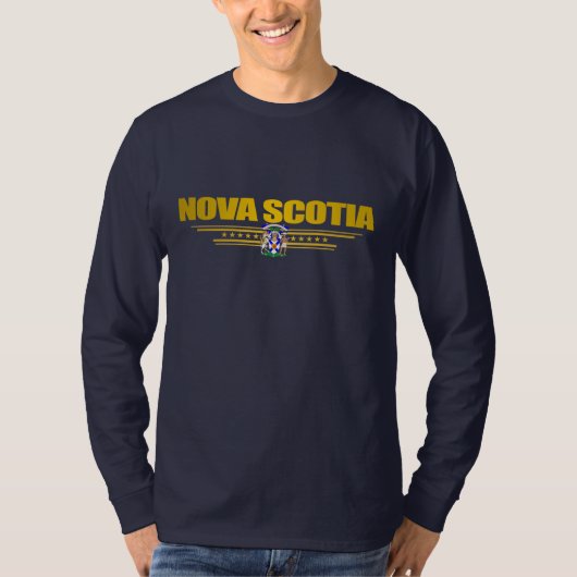 Nova Scotia Vlag Apparel T-shirt (Voorkant)