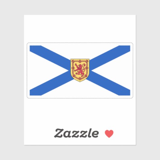 Nova Scotia Vlag Grafisch Sticker (Vel)