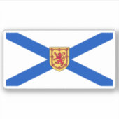 Nova Scotia Vlag Grafisch Sticker (Voorkant)