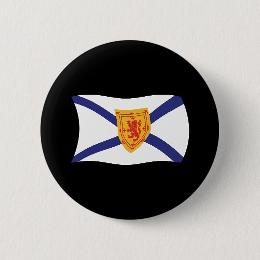 Nova Scotia Vlag Knop Ronde Button 5,7 Cm (Voorkant)