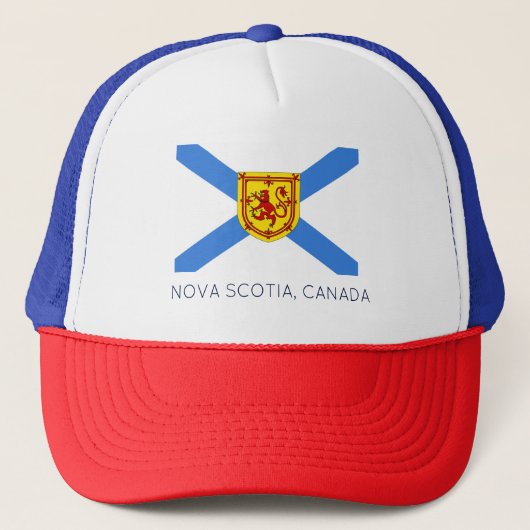 Nova Scotia vlagvrachtwagenhoed Trucker Pet (Voorkant)