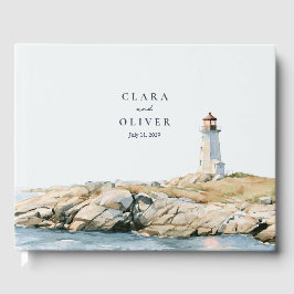 Nova Scotia Vuurtorenwachter Cottage Bruiloft Gastenboek