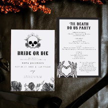 NOVA Skull Bride of Die Til Death Bachelorette