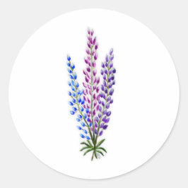 Nova Sotia Lupinen Ronde Sticker