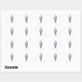 Nova Sotia Lupines Ronde Sticker (Vel)