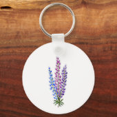 Nova Sotia Lupines Sleutelhanger (Achterkant)