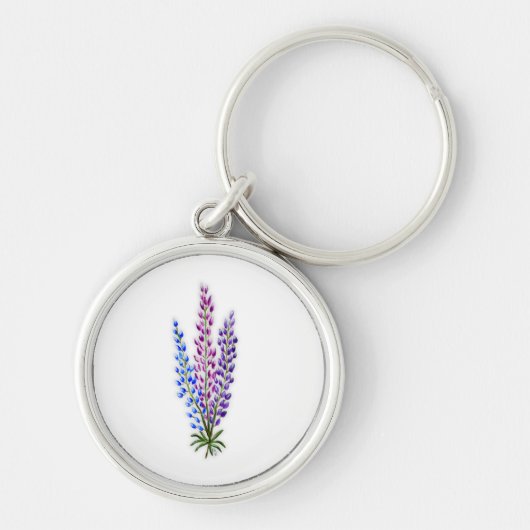 Nova Sotia Lupines Sleutelhanger (Voorkant)