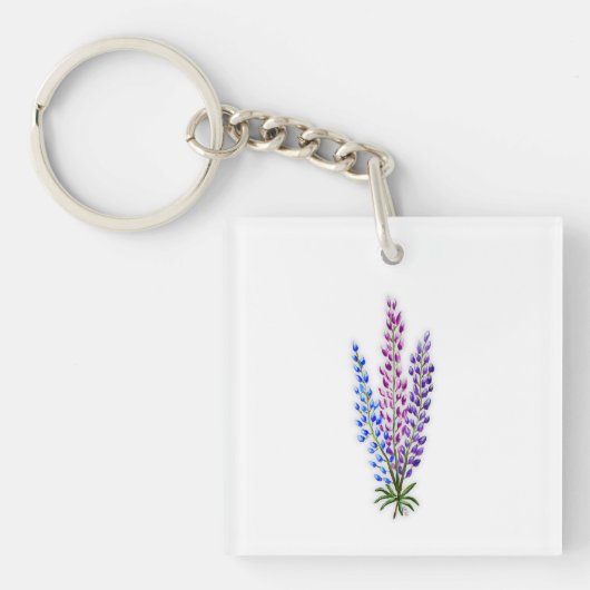 Nova Sotia Lupines Sleutelhanger (voorkant)