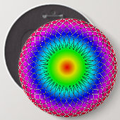 Nova Star Ronde Button 6,0 Cm (Voorkant /achterkant)