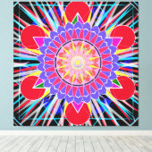 Nova ster canvas afdruk (Insitu (Houten vloer))