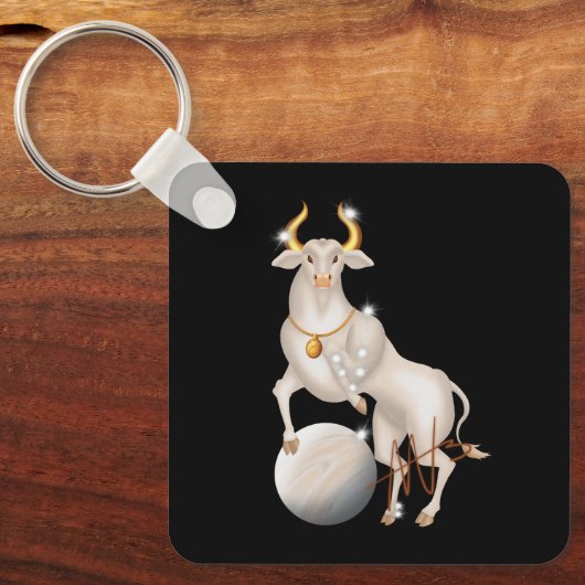 Nova Taurus Venus Zodiac Metal Sleutelhanger (Voorkant)