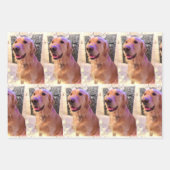 Nova the Golden Retriever - Papier met onmiddellij Inpakpapier Vel (Voorkant 2)