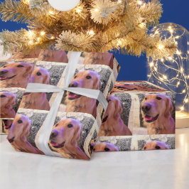 Nova the Golden Retriever - Wrapping Paper Roll Cadeaupapier
