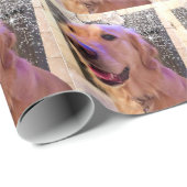 Nova the Golden Retriever - Wrapping Paper Roll Cadeaupapier (Rol Hoek)