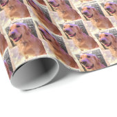 Nova the Golden Retriever - Wrapping Paper Roll Cadeaupapier (Rol Hoek)