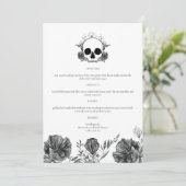 NOVA Til Death  Gothic Skull Diner Menu (Staand voorkant)