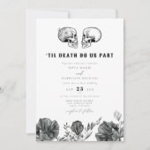 NOVA Til Death Gothic Skull Wedding Details en Kaart (Voorkant)