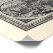 Nova totius terrarum, 1606 Antiek Wereldkaart Poster (Hoek)