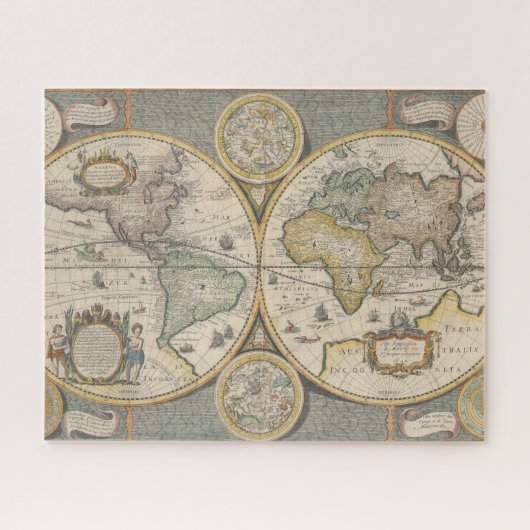 Nova Totius Terrarum Orbis Geographica Legpuzzel (Horizontaal)