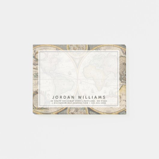 Nova Totius Terrarum Orbis Geographica Post-it® Notes (Voorkant)