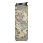 Nova Totius Terrarum Orbis Geographica Thermosbeker (Gedraaid links)