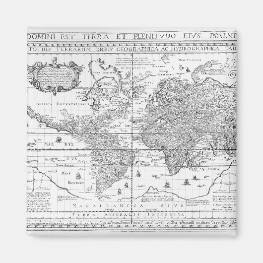 Nova Totius Terrarum Orbis Magneet (Voorkant)