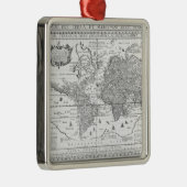 Nova Totius Terrarum Orbis Metalen Ornament (Rechts)