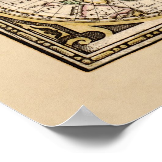 Nova Totius Terrarum Orbis Tabula (F. de Wit) Poster (Hoek)