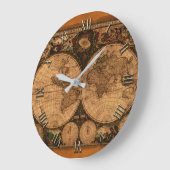 Nova Totuis Old Wereldkaart Grote Klok (Hoek)