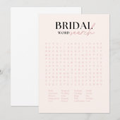 Nova Vrijgezellenfeest woord zoeken Kaart (Voorkant / Achterkant)