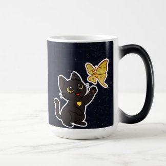 #NovaCatAdventures  and Lunar Moth Frolics Mug Magische Mok