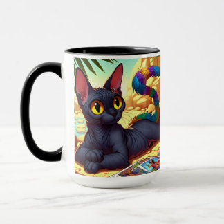 #NovaCatAdventures Ejyptian Classic Mug, 11 oz Mok