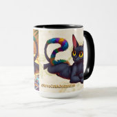 #NovaCatAdventures Ejyptian Classic Mug, 11 oz Mok (Voorkant rechts)