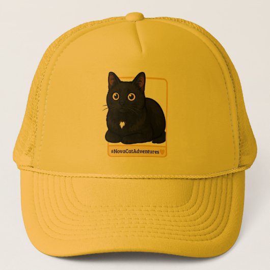 #NovaCatAdventures v1 Hat Trucker Pet (Voorkant)