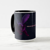 #NovaCatAdventures winged v2 mug Mok (Voorkant links)