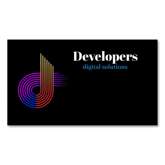 NovaCode Digital Solutions Magnetisch Visitekaartje (Voorkant)