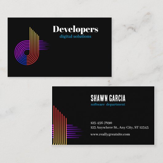 NovaCode Digital Solutions Visitekaartje (Voorkant / Achterkant)