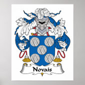 Novais Family Crest Poster (Voorkant)