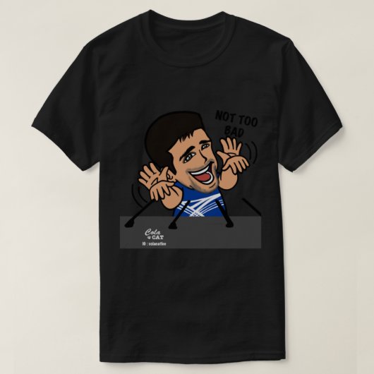 Novak Djokovic - Niet te slecht T-shirt (Design voorkant)