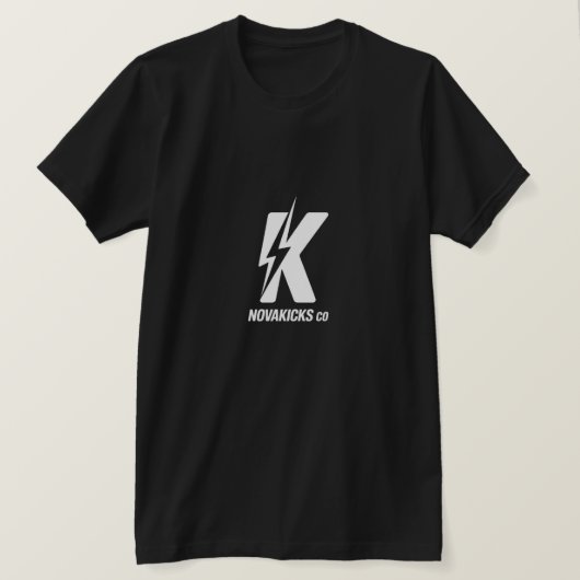 Novakicks Co Bliksemschicht Logo T-shirt (Design voorkant)