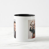 Novalty foto Mok, twee foto Lijst Mok (Midden)