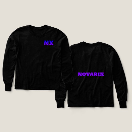 Novarix kleinkinder langarm shirt (Voorkant /achterkant)
